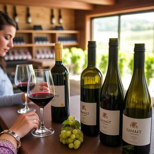 Wine tasting at a local vineyard